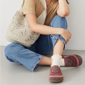 The Sak Multicolor Knit Slip-On Mules